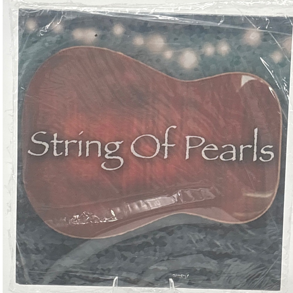 String Of Pearls CD Album Vintage Music Collection Acoustic Guitar Art